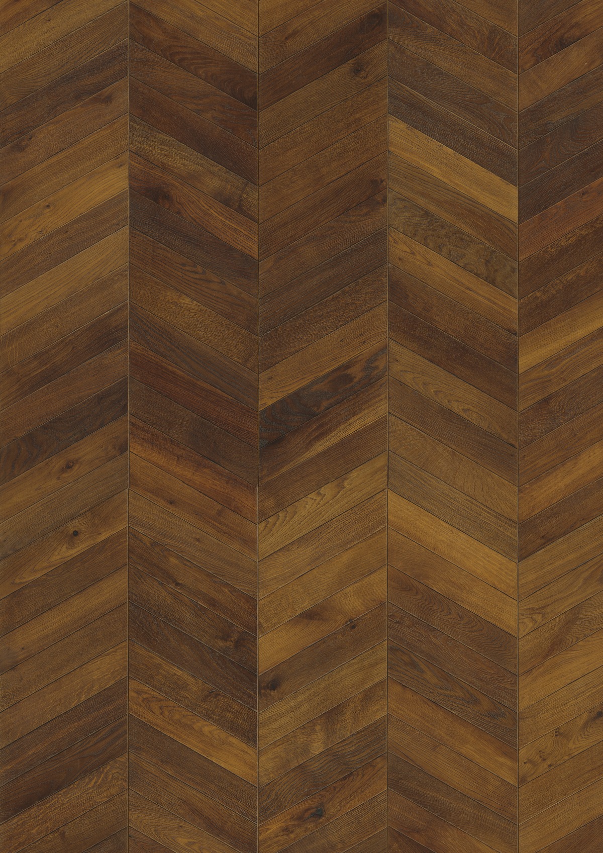 Инженерная доска Kahrs Дуб Шеврон темно-коричневый Chevron Dark Brown 151XADEKWFKW180 Lively французская елка 1848×305×15